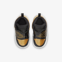 Baby & Toddlers Sky Jordan 1 "Patent Gold Toe" (White/Black/Metallic Gold)(DV6068-071)