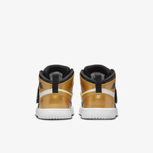 Baby & Toddlers Sky Jordan 1 "Patent Gold Toe" (White/Black/Metallic Gold)(DV6068-071)