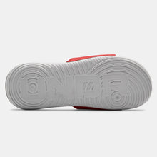 Men's Under Armour Ansa Fixed Slides (Halo Gray/Red)(3023761-104)(NO BOX RELEASE)
