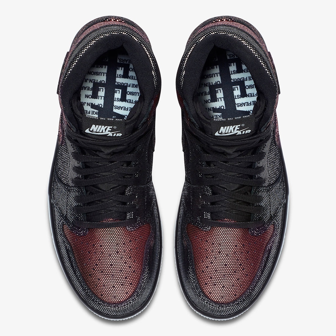 Air jordan clearance 1 black rose