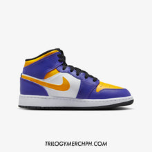 Women's / GS Air Jordan 1 Mid "Lakers" 2022 (DQ8423-517)