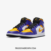 Women's / GS Air Jordan 1 Mid "Lakers" 2022 (DQ8423-517)