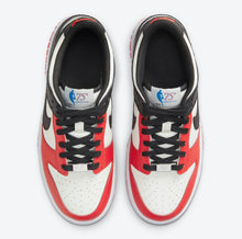 Women's / GS NBA x Nike Dunk Low "Chicago" 75th Anniversary (Black/White/Chile Red)(DO6288-100)
