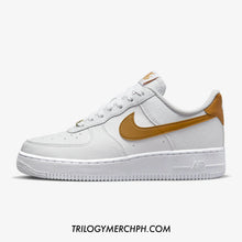 Women's Nike Air Force 1 '07 Next Nature "Gold" (White/Gold Suede)(DN1430-104)
