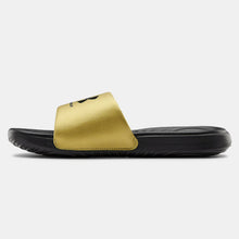 Under Armour Ansa Fixed Slides (Black/Metallic Gold)(3023772-006)(NO BOX RELEASE)