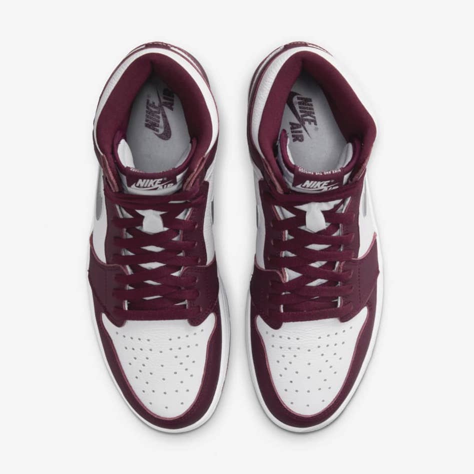Nike Air Jordan 1 High OG Bordeaux\"ボルドー Nike Air Jordan 1 Retro High Bordeaux Shoes Sneakers Womens