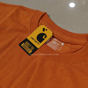 Carhartt K87 Workwear Pocket T-Shirt (Marmalade Heather - Q66)(Loose fit)