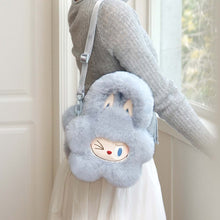 THE MONSTERS Labubu Plush Flower Bag (Blue)