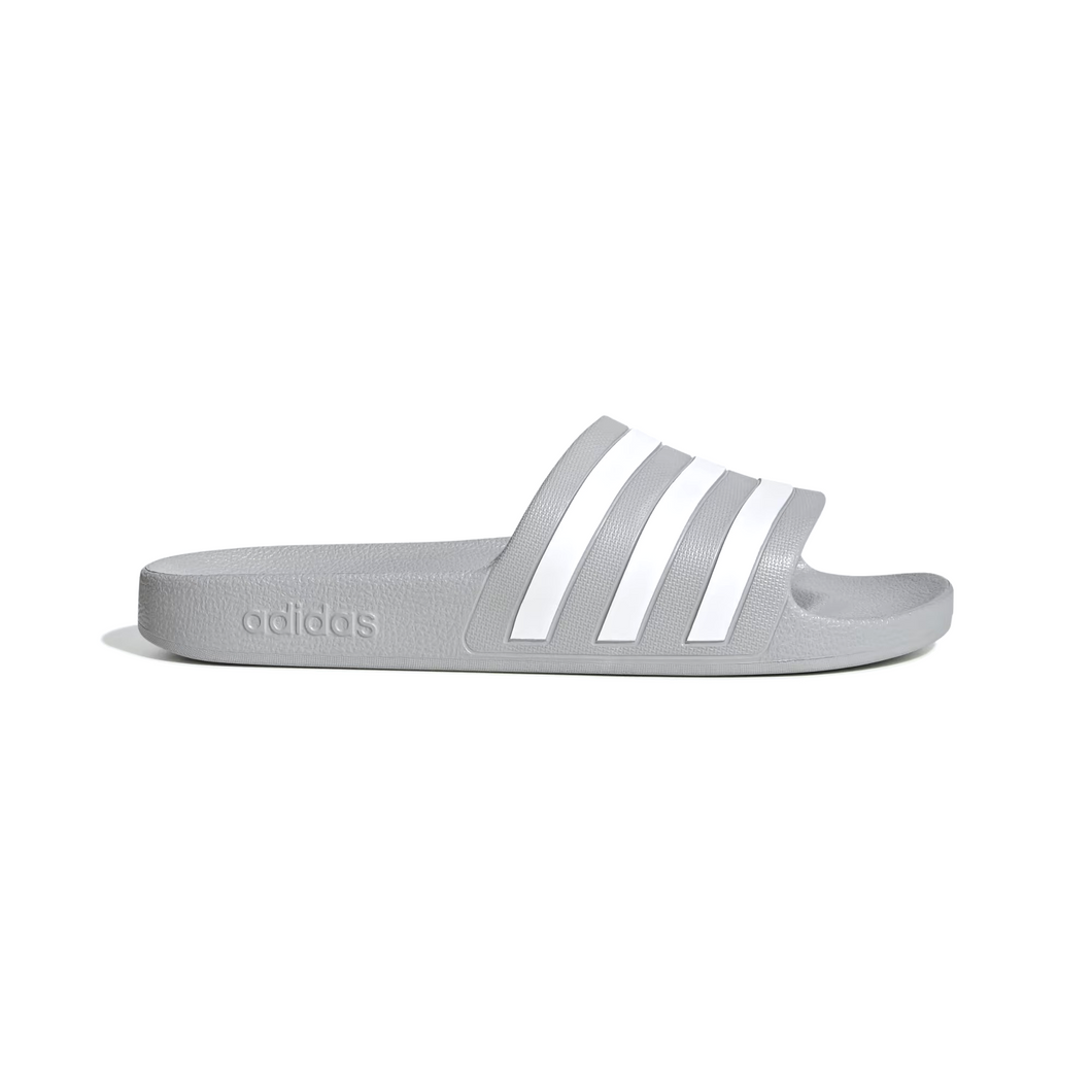 Adidas Adilette Aqua Slides (Grey Two/Cloud White)(EG4160)