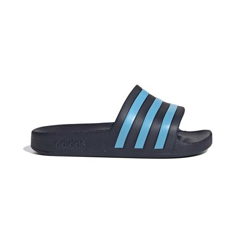 Adidas Adilette Aqua Slides (Legend Ink/Bright Cyan)(EG1757)