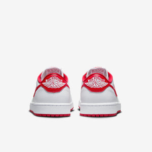 Men's Air Jordan 1 Low Retro OG (White/University Red)(CZ0790-161)