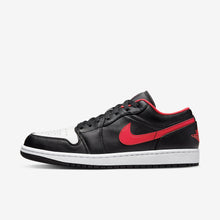 Men's Air Jordan 1 Low "White Toe" (White/Black/Fire Red)(553558-063)