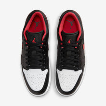 Men's Air Jordan 1 Low "White Toe" (White/Black/Fire Red)(553558-063)