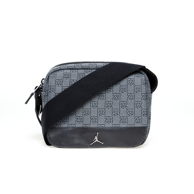 Air Jordan Monogram Crossbody Bag (Black/Smoke Grey/Gunmetal)(MA0760-G9Q)