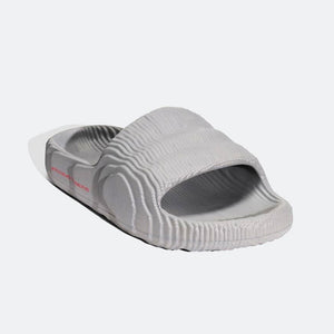 Adidas Adilette 22 Slides "Grey Red Stripe" (ID4926)
