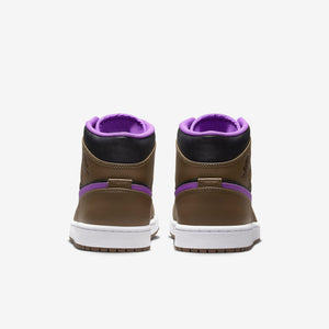 Men's Air Jordan 1 Mid "Purple Mocha" (Palomino/Wild Berry/Black)(DQ8426-215)