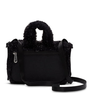 Nike Mini Faux Fur Crossbody Bag (Black Shimmer)(FZ1329-010)