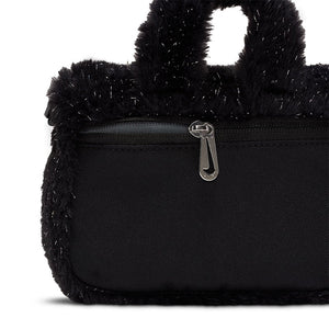 Nike Mini Faux Fur Crossbody Bag (Black Shimmer)(FZ1329-010)