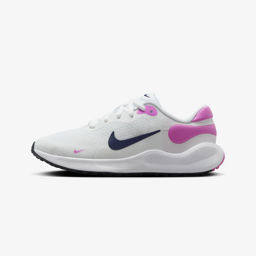 Women's / GS Nike Revolution 7 Running Shoe (White/Playful Pink)(FB7689-103)