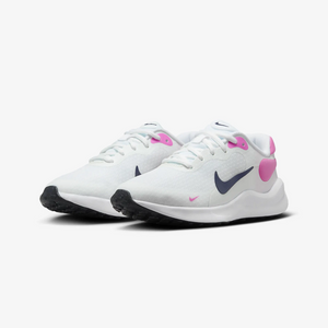 Women's / GS Nike Revolution 7 Running Shoe (White/Playful Pink)(FB7689-103)