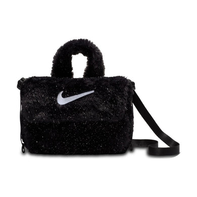 Nike Mini Faux Fur Crossbody Bag (Black Shimmer)(FZ1329-010)