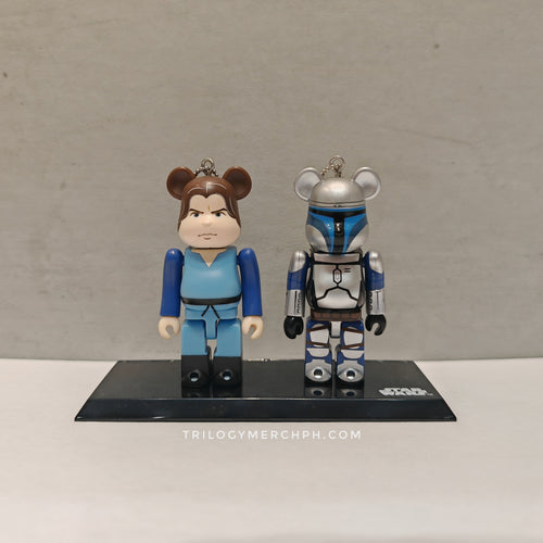 BE@RBRICK x Disney Star Wars 2-PACK no. 32 Jango Fett & Bobba Fett (100%)(no box - Toy & Platform only)