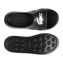 LACOSTE Women's Meduz Slides (Black/White)(751CFA0002-17C)