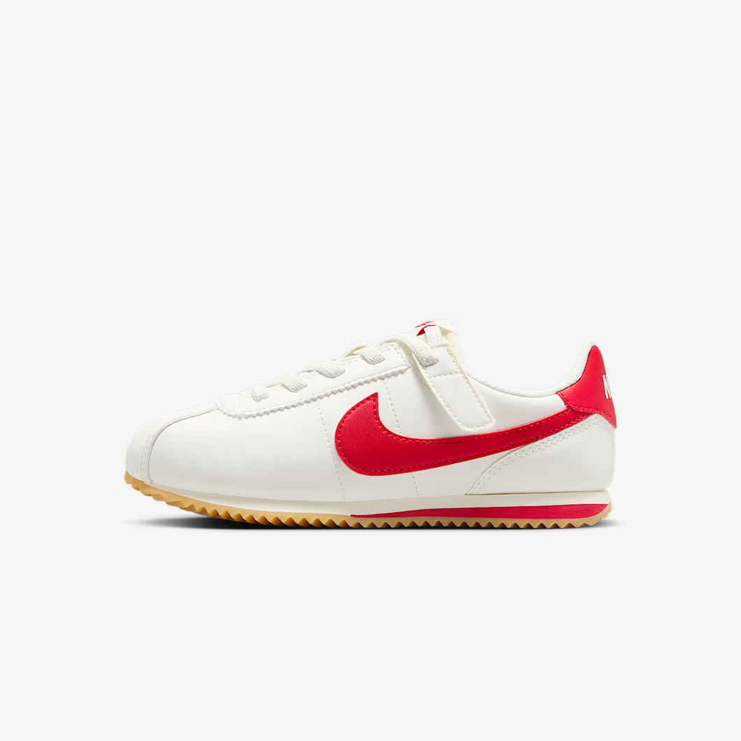 Younger Kids PS Nike Cortez (Sail/University Red)(DM0951-113)