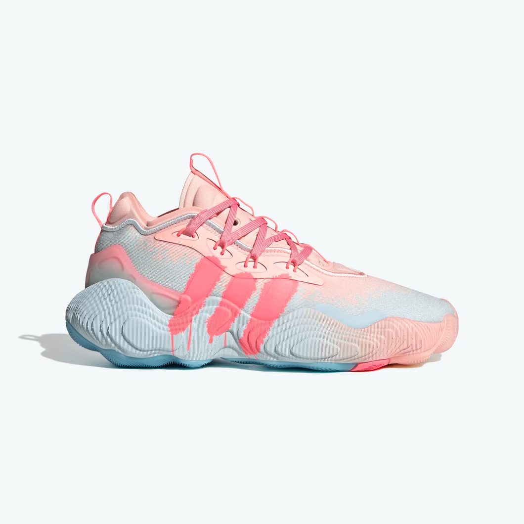 Adidas Trae Young 3 Low Basketball Shoe (Cotton Candy)(IF9358)