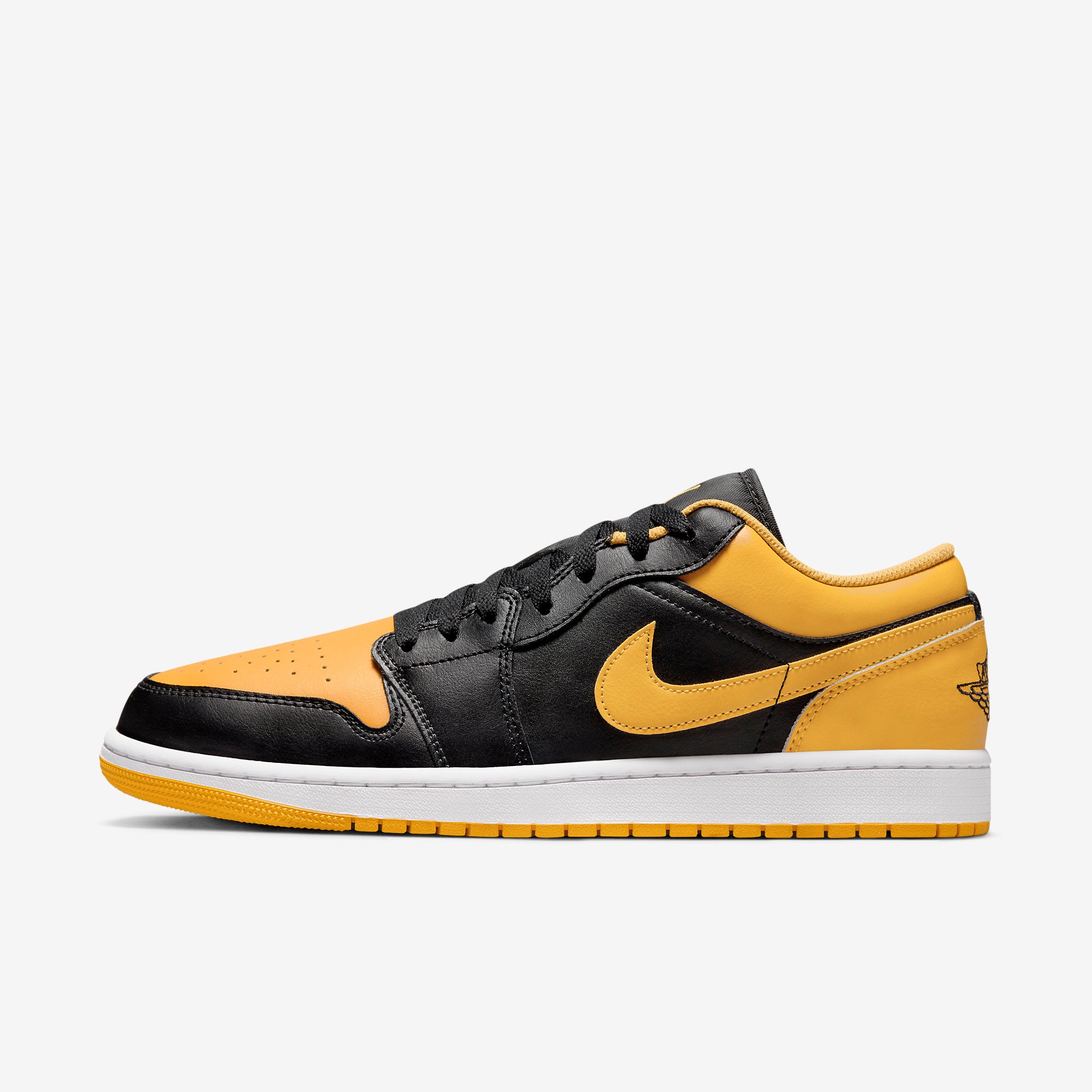 Men s Air Jordan 1 Low Black Yellow Ochre 553558 072 Trilogy Merch PH