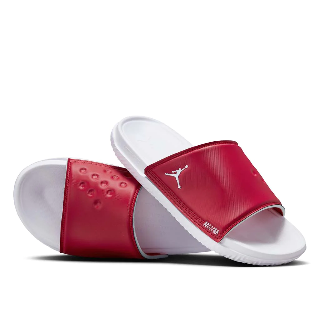 Air Jordan Play Slides White Varsity Red DC9835 611 Trilogy