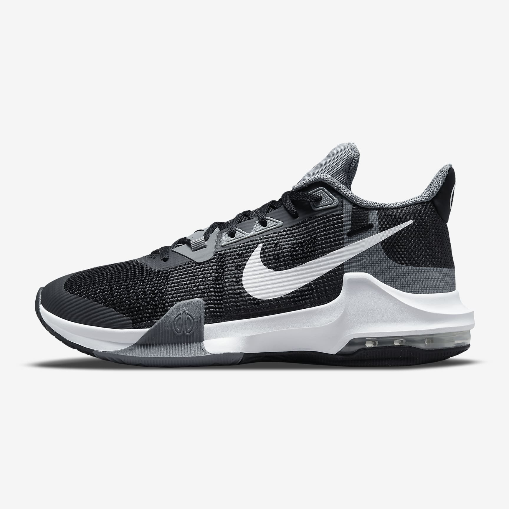 Men's Nike Air Max Impact Basketball Shoe (Black/Cool Grey)(DC3725-001)