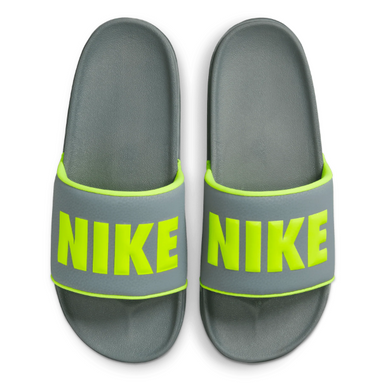 Men's Nike Offcourt Slides (Cool Grey/Volt)(BQ4639-025)
