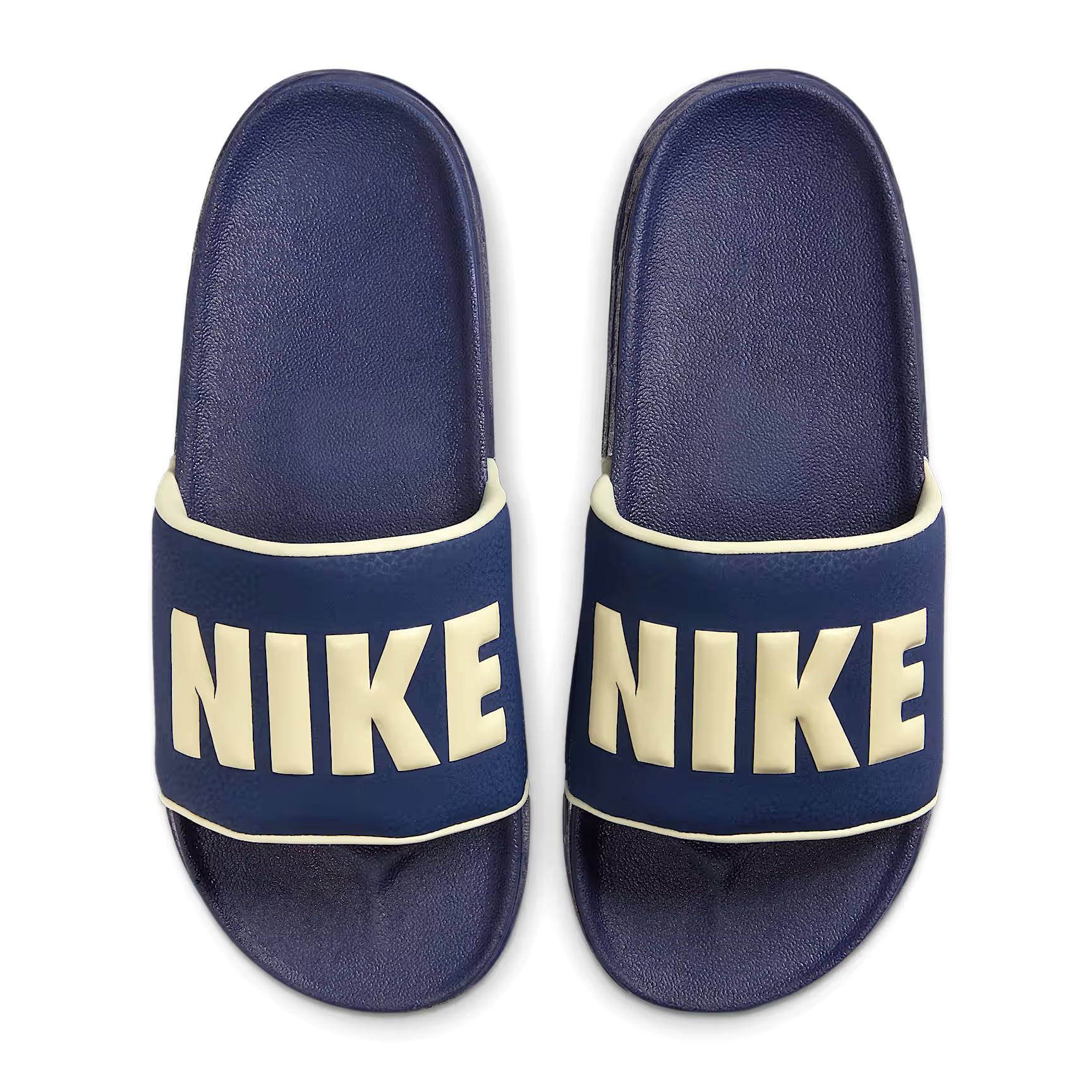 Men's Nike Offcourt Slides (Midnight Navy/Alabaster)(BQ4639-409