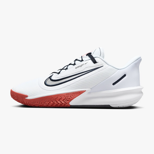 Men's Nike Precision 7 Easyon (White/Sport Red/Obsidian)(FN0324-100)