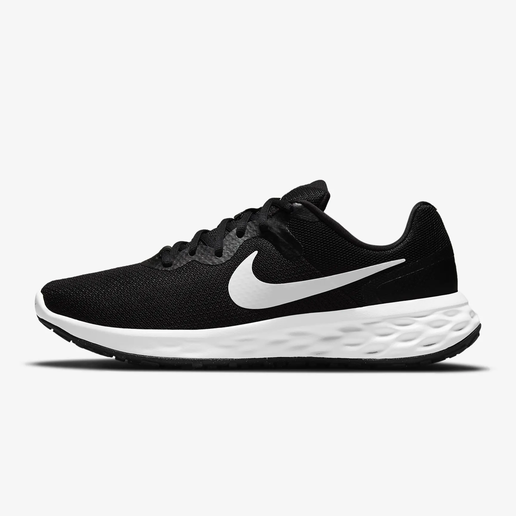 Men's Nike Revolution Next Nature Running Shoes (Black/White)(DC3728-003)
