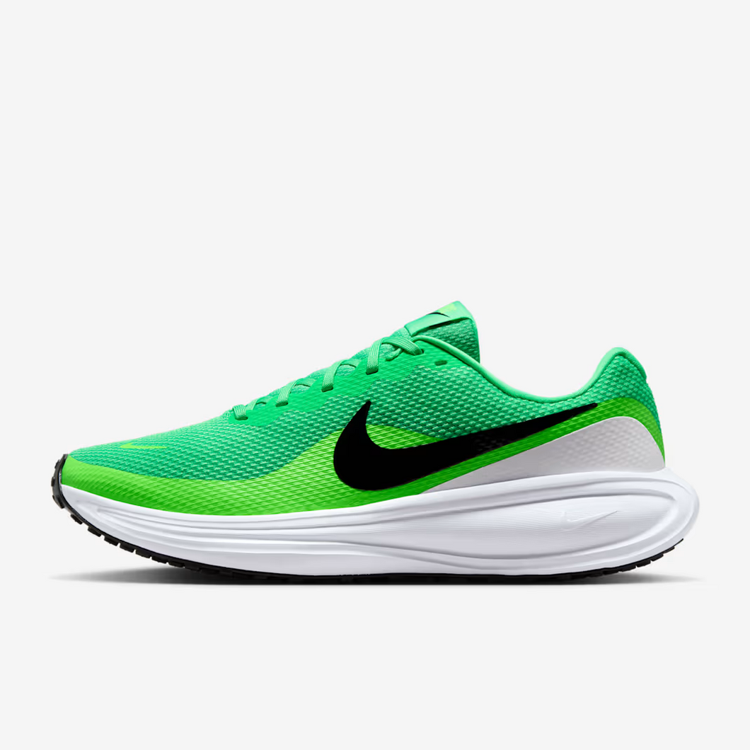 Men's Nike Revolution 8 Road Running Shoe (Green Shock)(HJ9198-301)