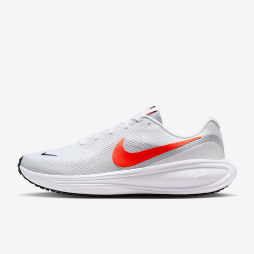 Men's Nike Revolution 8 Road Running Shoe (White/ Bright Crimson)(HJ9198-102)