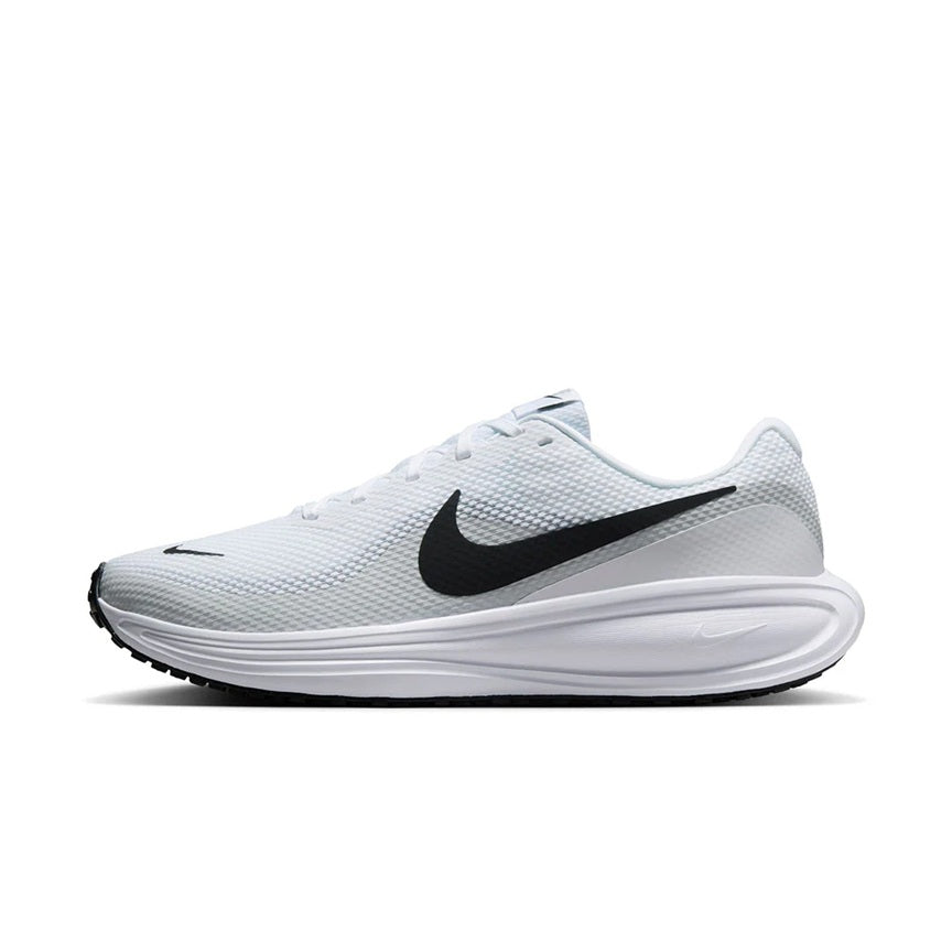 Men's Nike Revolution 8 Road Running Shoe (White/Black)(HJ9198-101)