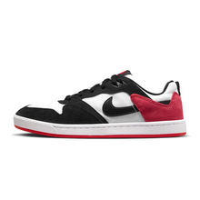 Men's Nike SB Alleyoop "Black Toe" Skate Shoe (White/Black/University Red)(CJ0882-102)