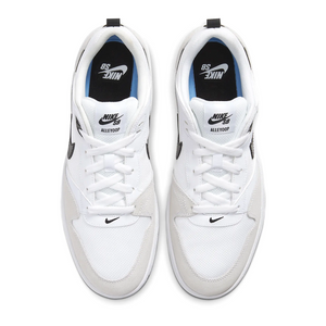 Men's Nike SB Alleyoop Skate Shoe (White/Black)(CJ0882-100)