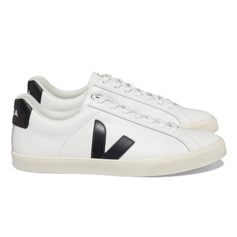 Men's Veja Esplar Leather (White/Black)(EO0200005B)