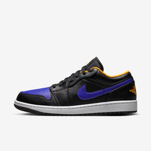 Air Jordan 1 Low "Lakers" (White/Dark Concord/Taxi)(553558-075)