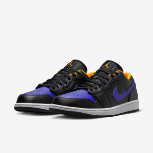 Air Jordan 1 Low "Lakers" (White/Dark Concord/Taxi)(553558-075)