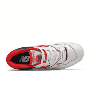 Men's New Balance 550 (White/Team Red/Black)(BB550SE1)