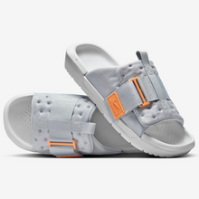 Nike Asuna 3 Slides (Light Smoke Grey/White/Mandarin)(FB2183-002)