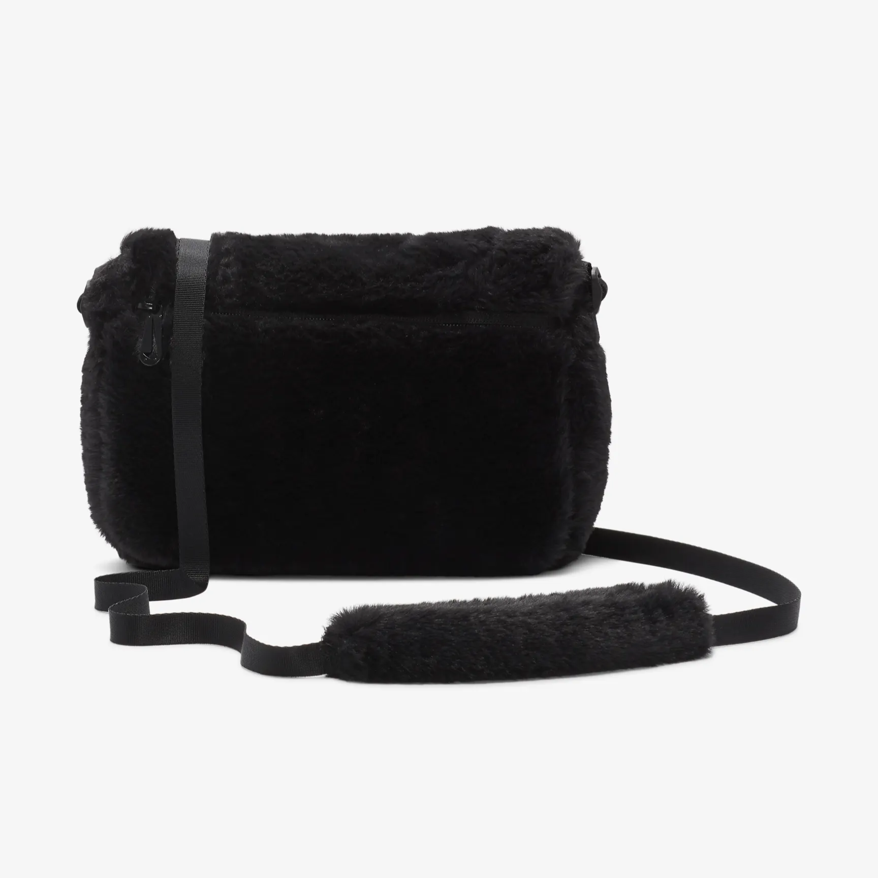 Nike Futura 365 Faux Fur Crossbody Bag (Black/White)(FB3048-010 ...