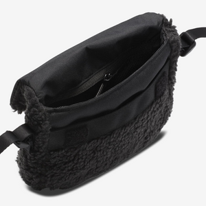 Nike Mini Faux Fur Crossbody Bag (Black/White)(FB3039-010)