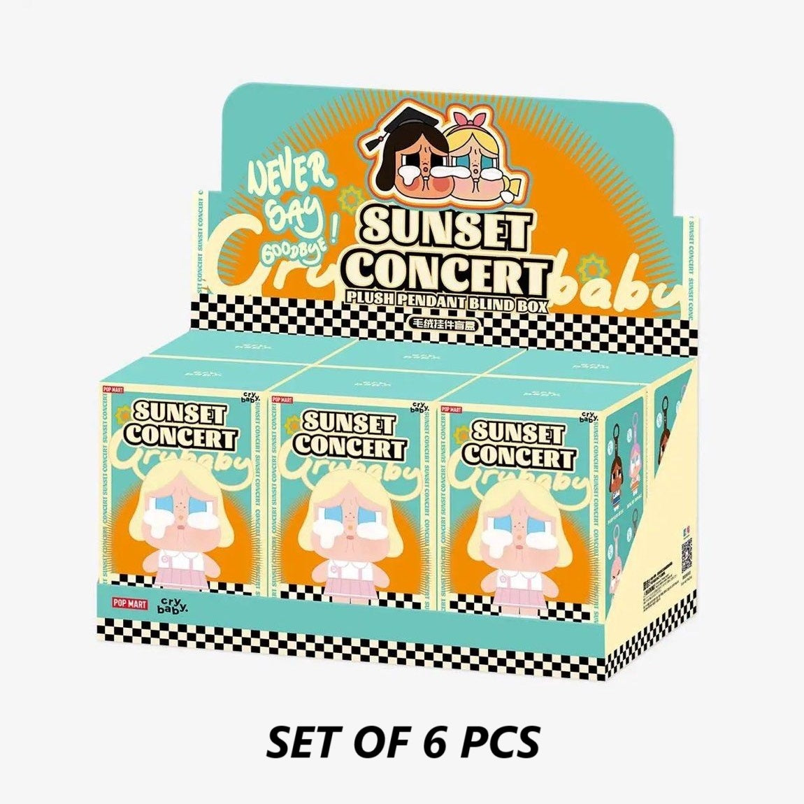 CRYBABY Sunset Concert ボックス Amazon.com: POP MART Crybaby Sunset Concert Series-Plush