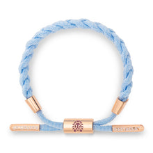 RASTACLAT MINI I LOVE U LIGHT BLUE - Solid Braided Bracelet - Love Collection